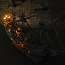 将图片加载到图库查看器，DIY Black Pearl pirate ship-really proportional
