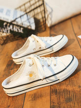 将图片加载到图库查看器，Sweet daisy canvas shoes &amp; Love hidden in the heart
