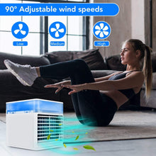 将图片加载到图库查看器，Multi-functional mini desktop cooler（Water cooling,Color switching）/home/office/bedroom
