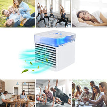 将图片加载到图库查看器，Multi-functional mini desktop cooler（Water cooling,Color switching）/home/office/bedroom
