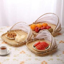 将图片加载到图库查看器，Hand-Woven Food Serving Basket
