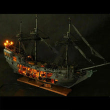 将图片加载到图库查看器，DIY Black Pearl pirate ship-really proportional
