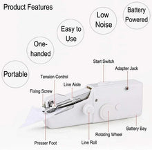 将图片加载到图库查看器，Portable handheld sewing machine
