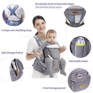 Ergonomic Baby Carrier With Hipseat