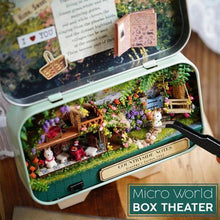 将图片加载到图库查看器，DIY Nostalgic Miniature Box Theatre
