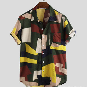 European and American men's printed shirts (Shelf time: summer 2020)