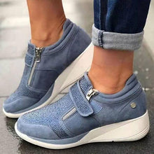 将图片加载到图库查看器，Ladies&#39; inner heightening casual sports shoes Comfortable/non-slip/fine and soft
