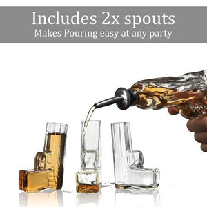 Man's romantic Desert Eagle Decanter