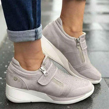 将图片加载到图库查看器，Ladies&#39; inner heightening casual sports shoes Comfortable/non-slip/fine and soft
