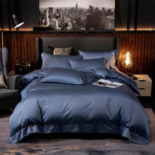 将图片加载到图库查看器，Egyptian Black Duvet Cover &amp; Sheet Set
