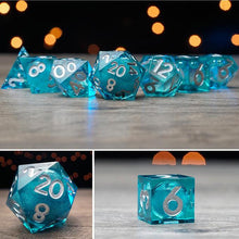 将图片加载到图库查看器，Handcrafted-Fascinating Liquid Core RPG Dice Set
