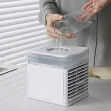 将图片加载到图库查看器，Multi-functional mini desktop cooler（Water cooling,Color switching）/home/office/bedroom
