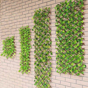 Green Leaf Plant Simulation Fence