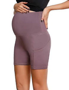 Women's Pregnant Yoga Shorts