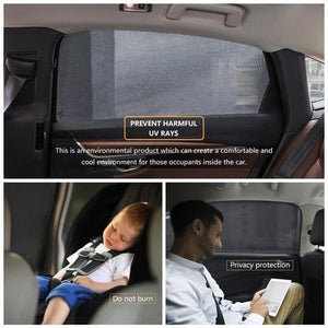 Hot Selling -- Best Universal Car Window Sun Shade Curtain (Fits all Cars)