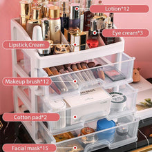 将图片加载到图库查看器，Cosmetic Storage Organizer (Three floors)- Easily Organize Your Cosmetics, Jewelry and Hair Accessories
