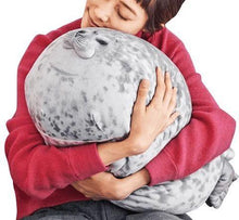 将图片加载到图库查看器，Fluffy Plush Seal Pillow
