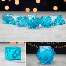 将图片加载到图库查看器，Handcrafted-Fascinating Liquid Core RPG Dice Set
