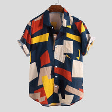 将图片加载到图库查看器，European and American men&#39;s printed shirts (Shelf time: summer 2020)
