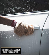 将图片加载到图库查看器，Sheepskin car wash gloves-advanced super soft car wash mat
