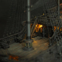 将图片加载到图库查看器，DIY Black Pearl pirate ship-really proportional
