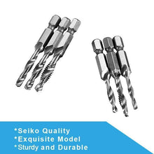 将图片加载到图库查看器，Metric Tap Drill Bits 6PCS (M3 - M10)
