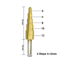 将图片加载到图库查看器，Titanium Step Drill (3 pieces)
