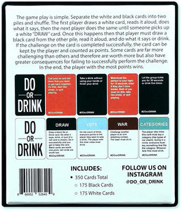 Do or Drink - Party Card Game - for College, Camping, Birthday