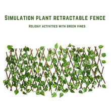 将图片加载到图库查看器，Green Leaf Plant Simulation Fence
