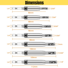 将图片加载到图库查看器，BRAX HARDWARE  SELF-CENTERING DRILL BITS
