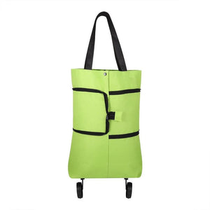 FOLDABLE SHOPPING TROLLEY TOTE BAG