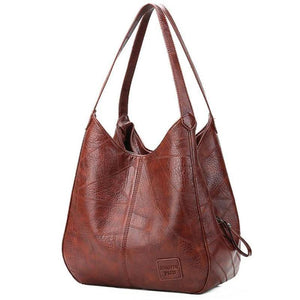 Women's vintage leather handbag