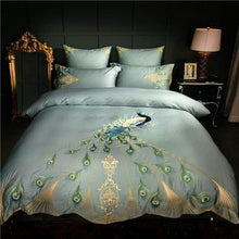 将图片加载到图库查看器，Royal luxury embroidery Egyptian cotton Duvet Cover Set
