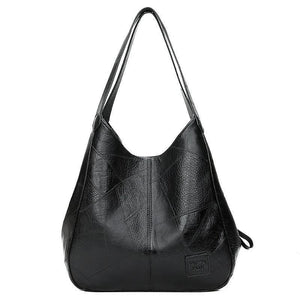 Women's vintage leather handbag