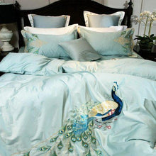 将图片加载到图库查看器，Royal luxury embroidery Egyptian cotton Duvet Cover Set
