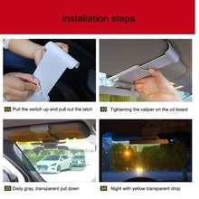 将图片加载到图库查看器，Car Sun Visor Day Night Anti-dazzle
