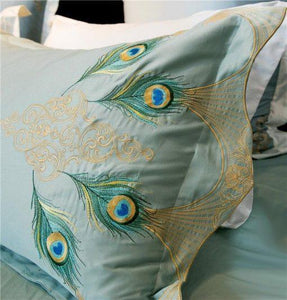 Royal luxury embroidery Egyptian cotton Duvet Cover Set