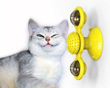 将图片加载到图库查看器，Two-wing rotating windmill cat toy (elaboration)
