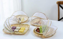 将图片加载到图库查看器，Hand-Woven Food Serving Basket
