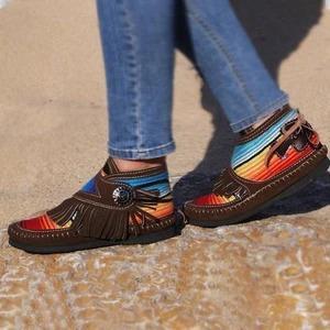 Cowgirl Leather Moccasins