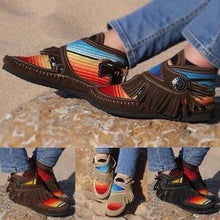 将图片加载到图库查看器，Cowgirl Leather Moccasins
