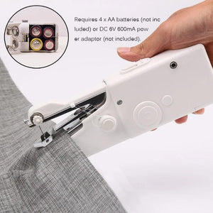 Portable handheld sewing machine