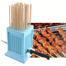 将图片加载到图库查看器，BBQ meat skewer tools 49 string skewers artifact machine barbecue meat stringer
