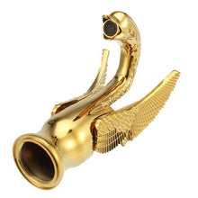 将图片加载到图库查看器，Luxury golden swan bathroom faucet
