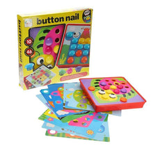 将图片加载到图库查看器，Button Nail 3D Puzzles Creative Children Assembling Big Mushrooms Enlightenment Educational Toys
