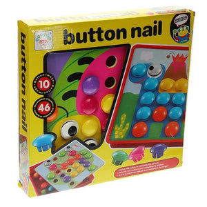 Button Nail 3D Puzzles Creative Children Assembling Big Mushrooms Enlightenment Educational Toys