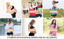 将图片加载到图库查看器，Women&#39;s Pregnant Yoga Shorts
