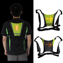 将图片加载到图库查看器，Cycling Bicycle LED Wireless Safety Turn Signal Light Vest for Riding Night Guiding
