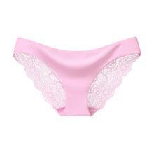 将图片加载到图库查看器，Women&#39;s Sexy Lace Panties Seamless Cotton Crotch Breathable Ladies Low-Rise Lingerie Underwear Comfortable Underpants
