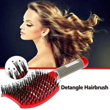 将图片加载到图库查看器，Detangler Bristle Nylon Hairbrush zhengmingsm
